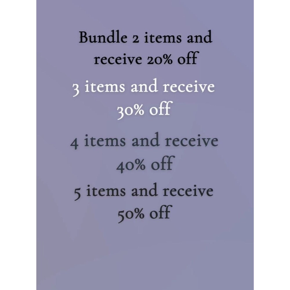 Bundle Discounts!
